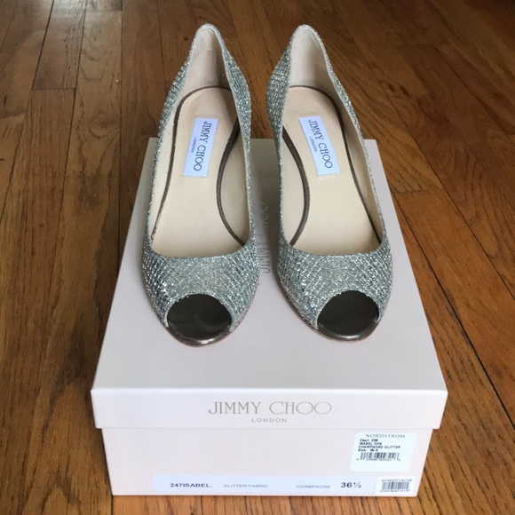 Jimmy Choo Isabel Peep Toe - Picture 5 of 8